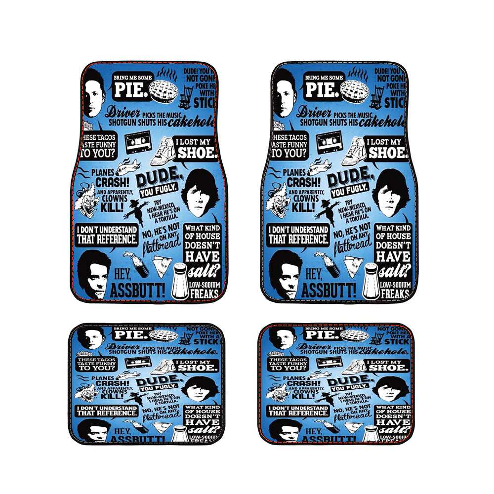 Supernatural Quote Collage Car Floor Mats Accessories
