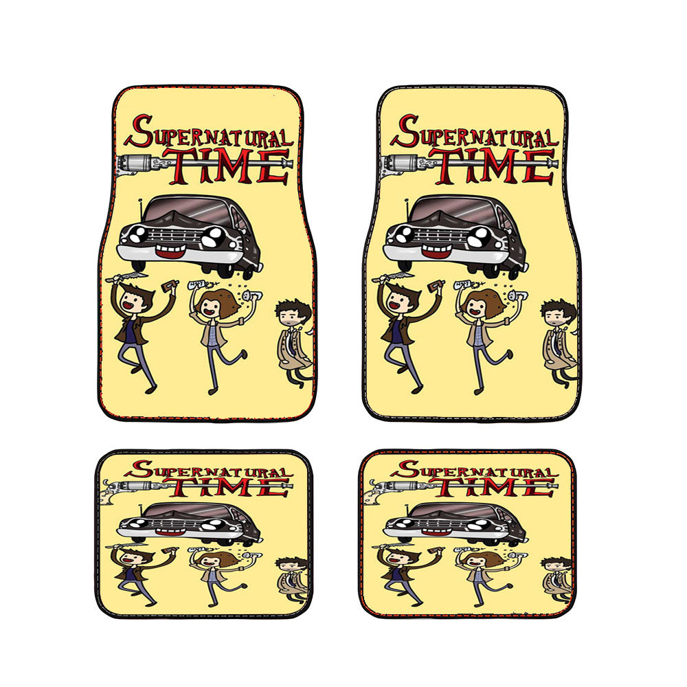 Supernatural Time Car Floor Mats Accessories