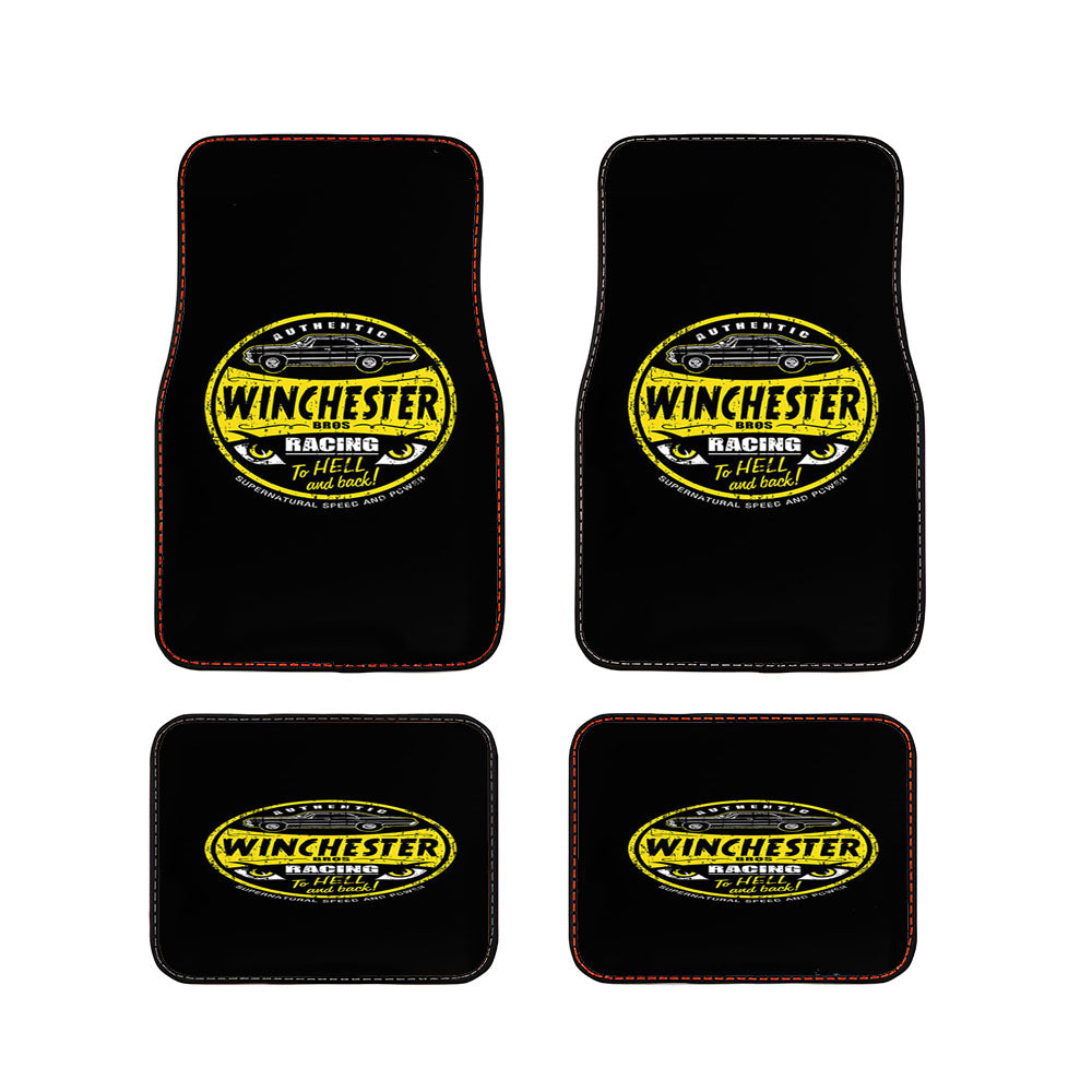 Supernatural Winchester Racing Car Floor Mats Accessories