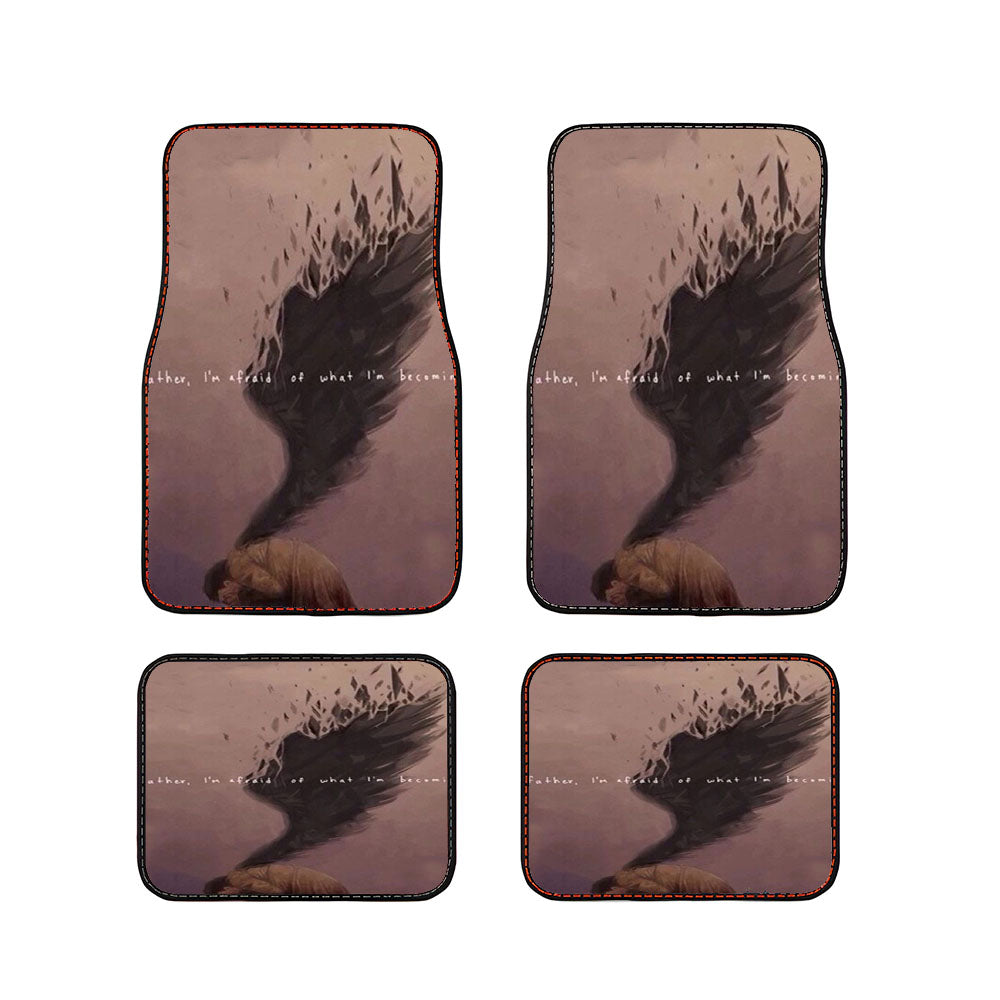 Supernatural Wings Qoutes Car Floor Mats Accessories