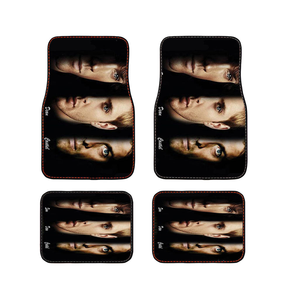 Supernatural With Names Car Floor Mats Accessories