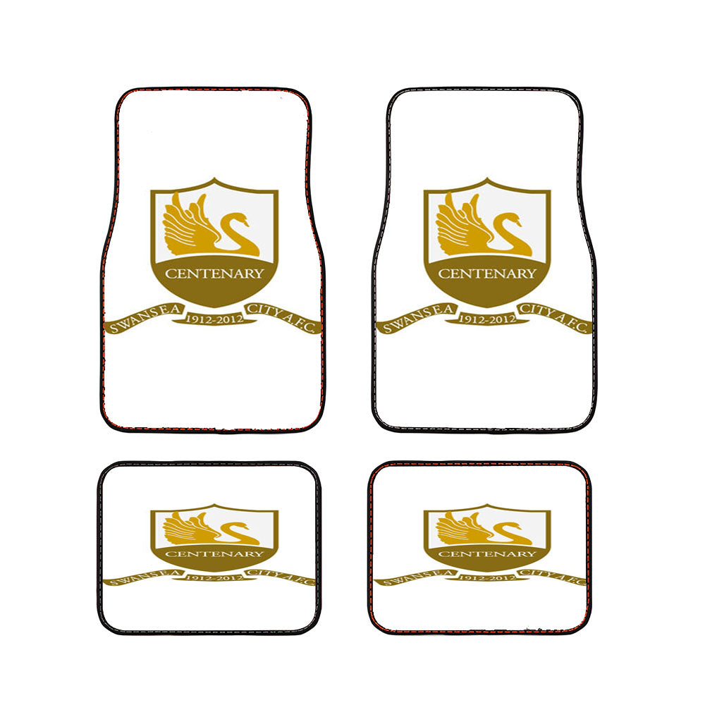 Swansea City Gold Car Floor Mats Accessories