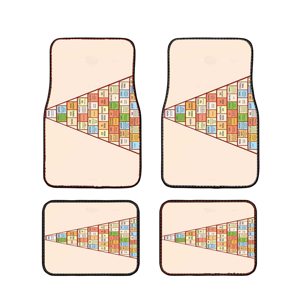 Swanson Pyramid Parks And Rec Car Floor Mats Accessories