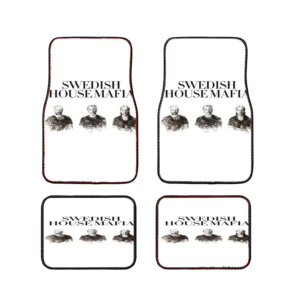 Swedish House Mafia White Car Floor Mats Accessories