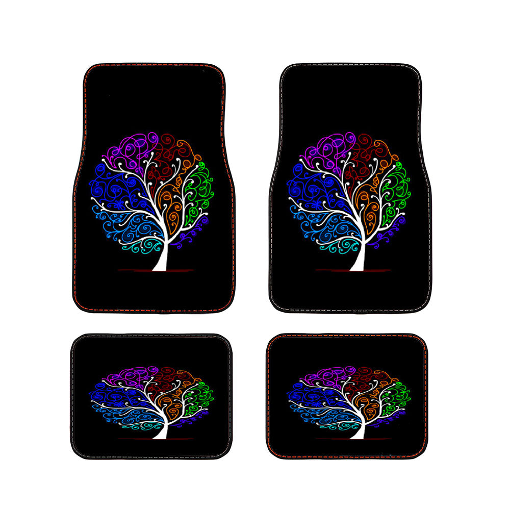 Swirly Tree Car Floor Mats Accessories