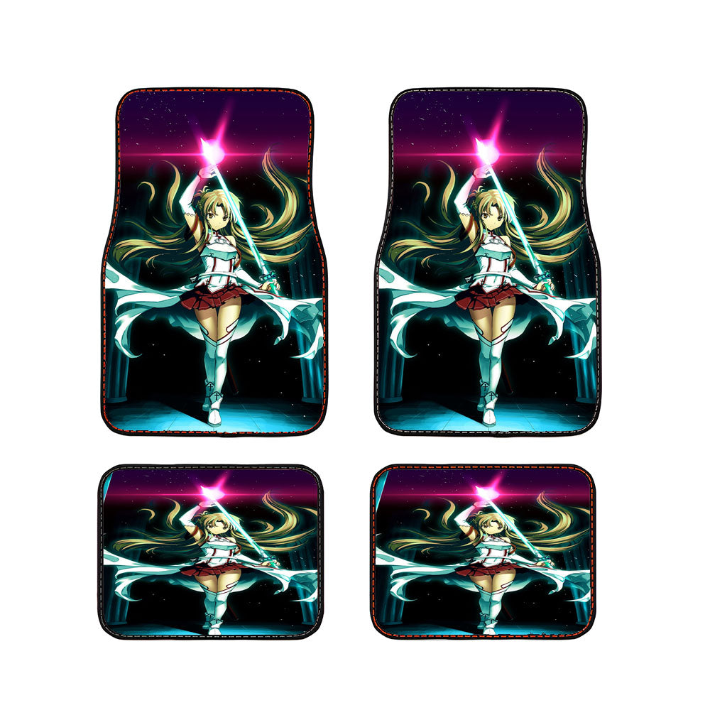Sword Art Online Asuna Magic Car Floor Mats Accessories