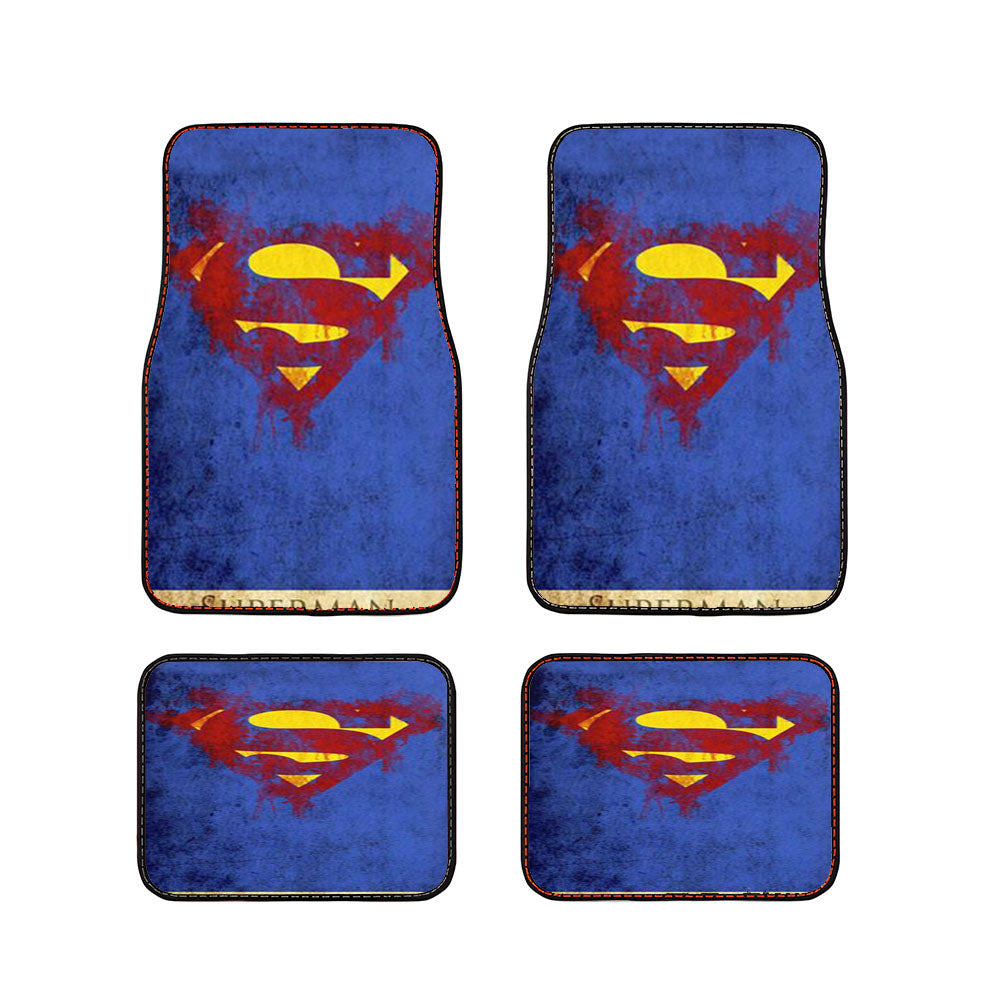 Symbol Superman Car Floor Mats Accessories