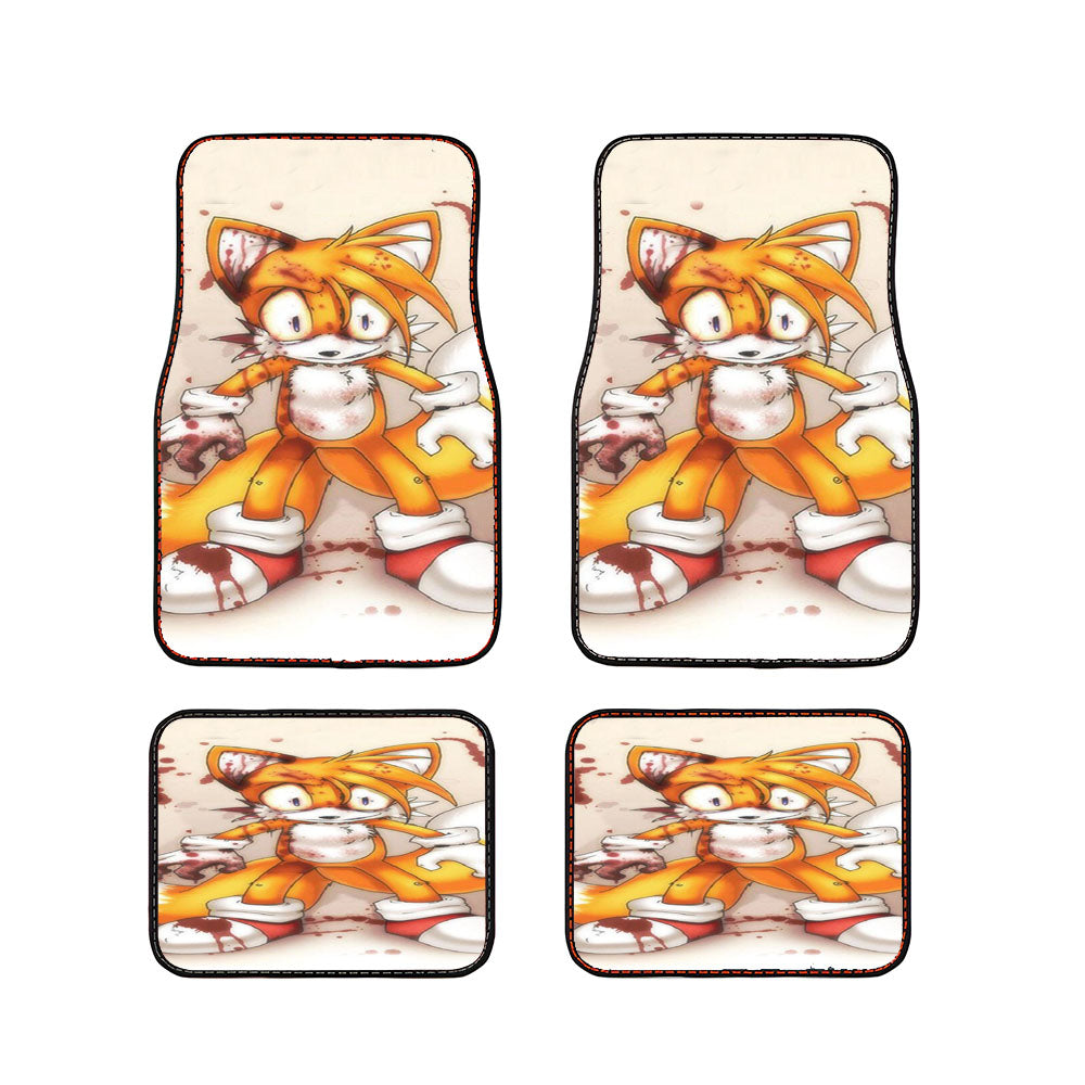 Tails From Sonic Car Floor Mats Accessories