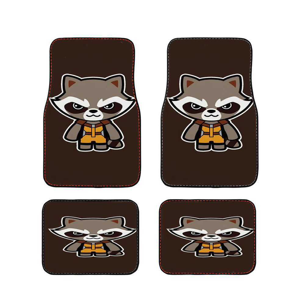 Talking Raccoon Car Floor Mats Accessories