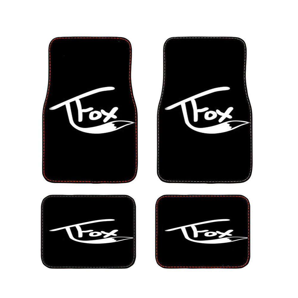 Tanner Fox Black Car Floor Mats Accessories