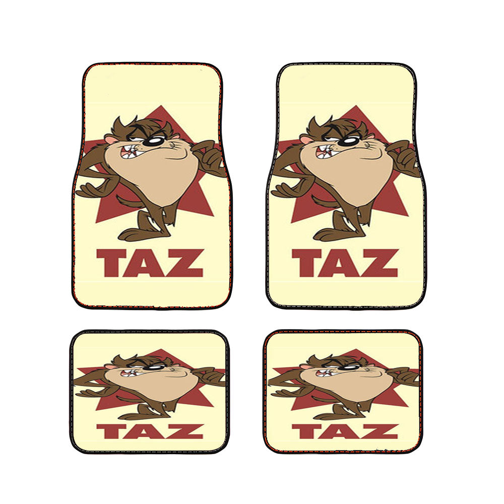 Tasmanian Devil Taz Looney Tunes Car Floor Mats Accessories