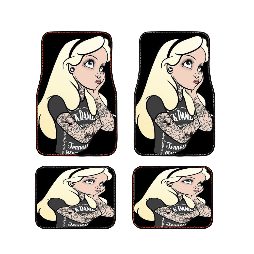 Tattooed Alice In Wonderland Car Floor Mats Accessories