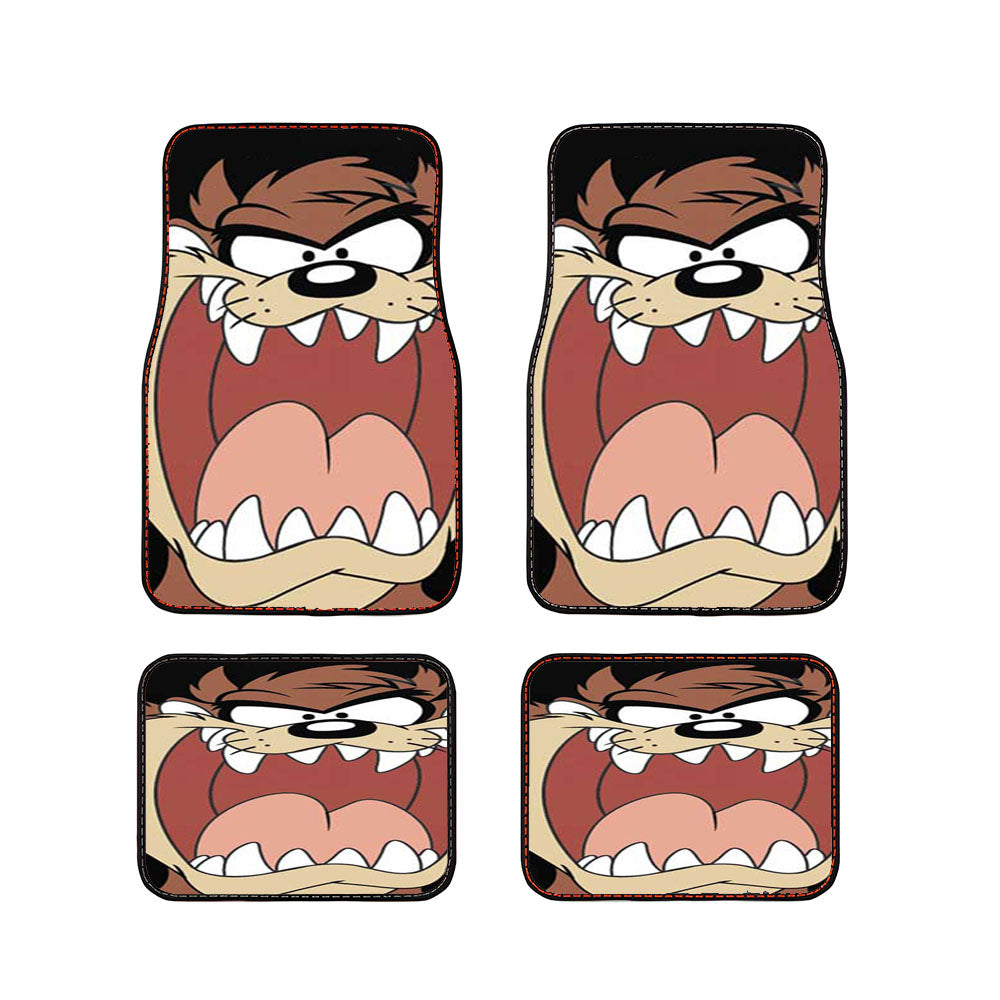Taz Yell Face Car Floor Mats Accessories