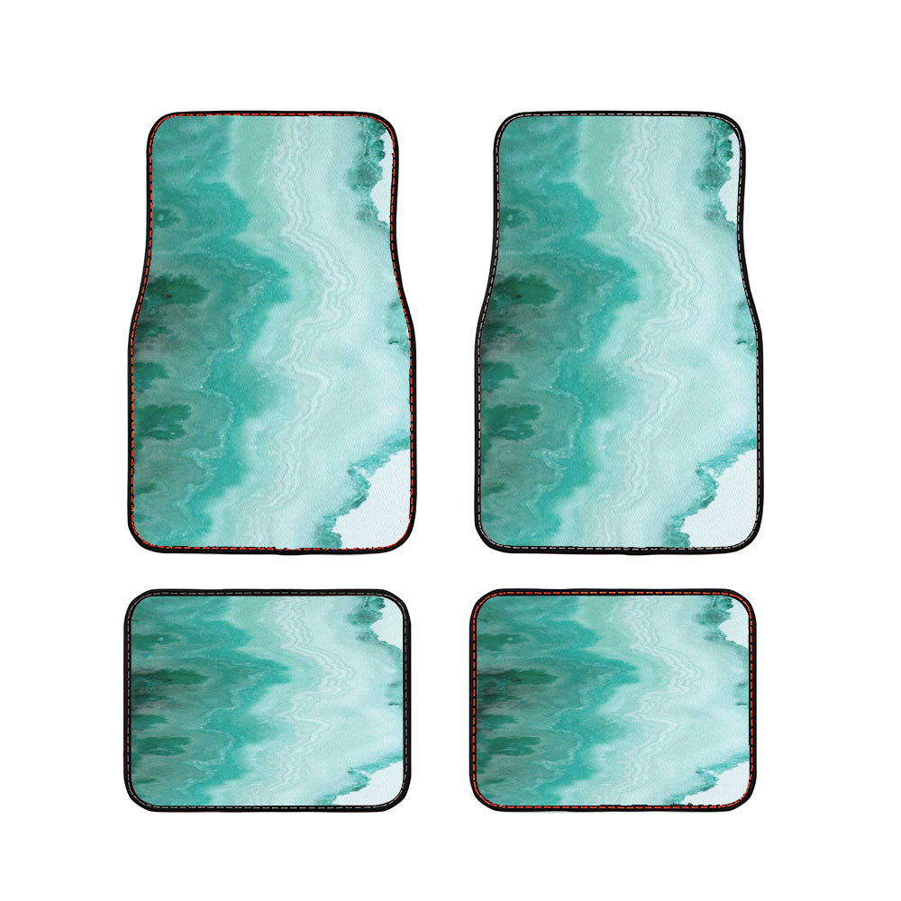 Teal Beach Car Floor Mats Accessories