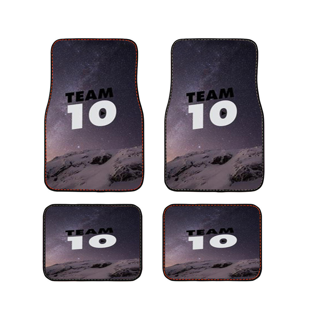 Team 10 Mountain Car Floor Mats Accessories