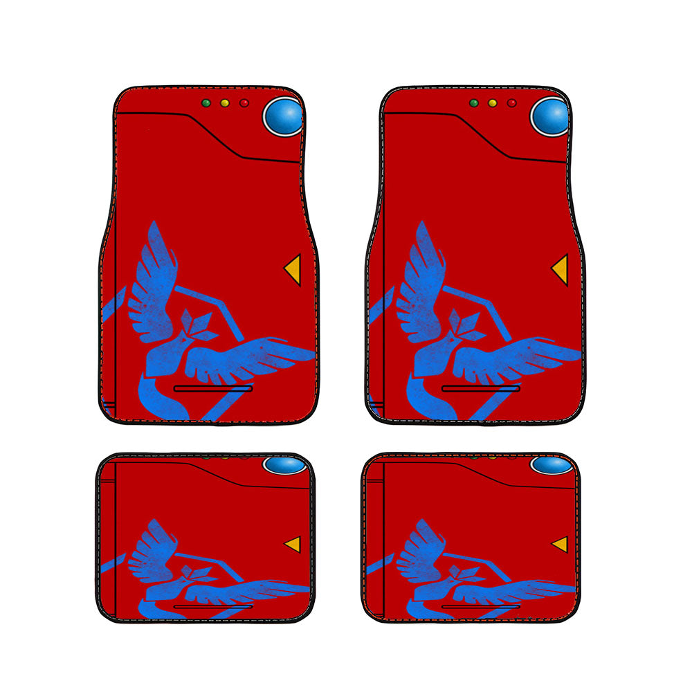Team Mystic Pokedex Car Floor Mats Accessories