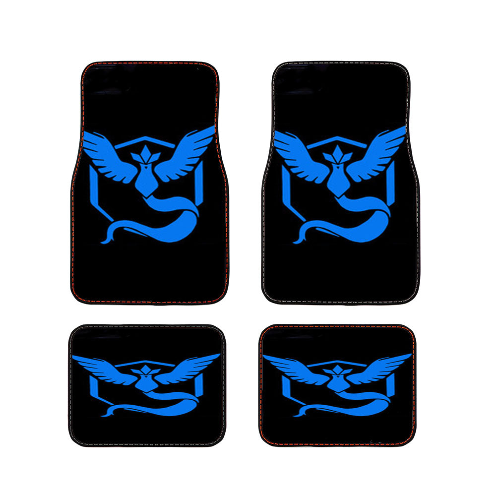 Team Mystic Pokemon Go Car Floor Mats Accessories