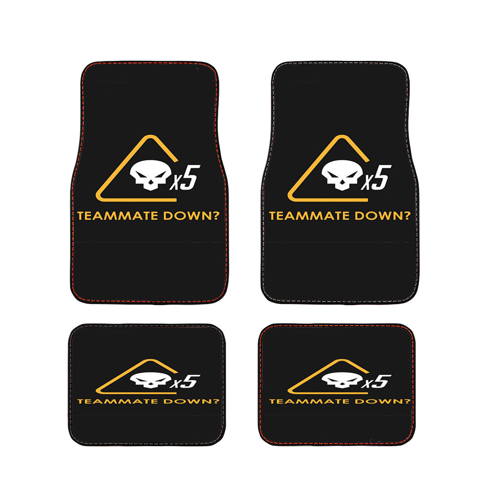 Teammate Down Car Floor Mats Accessories