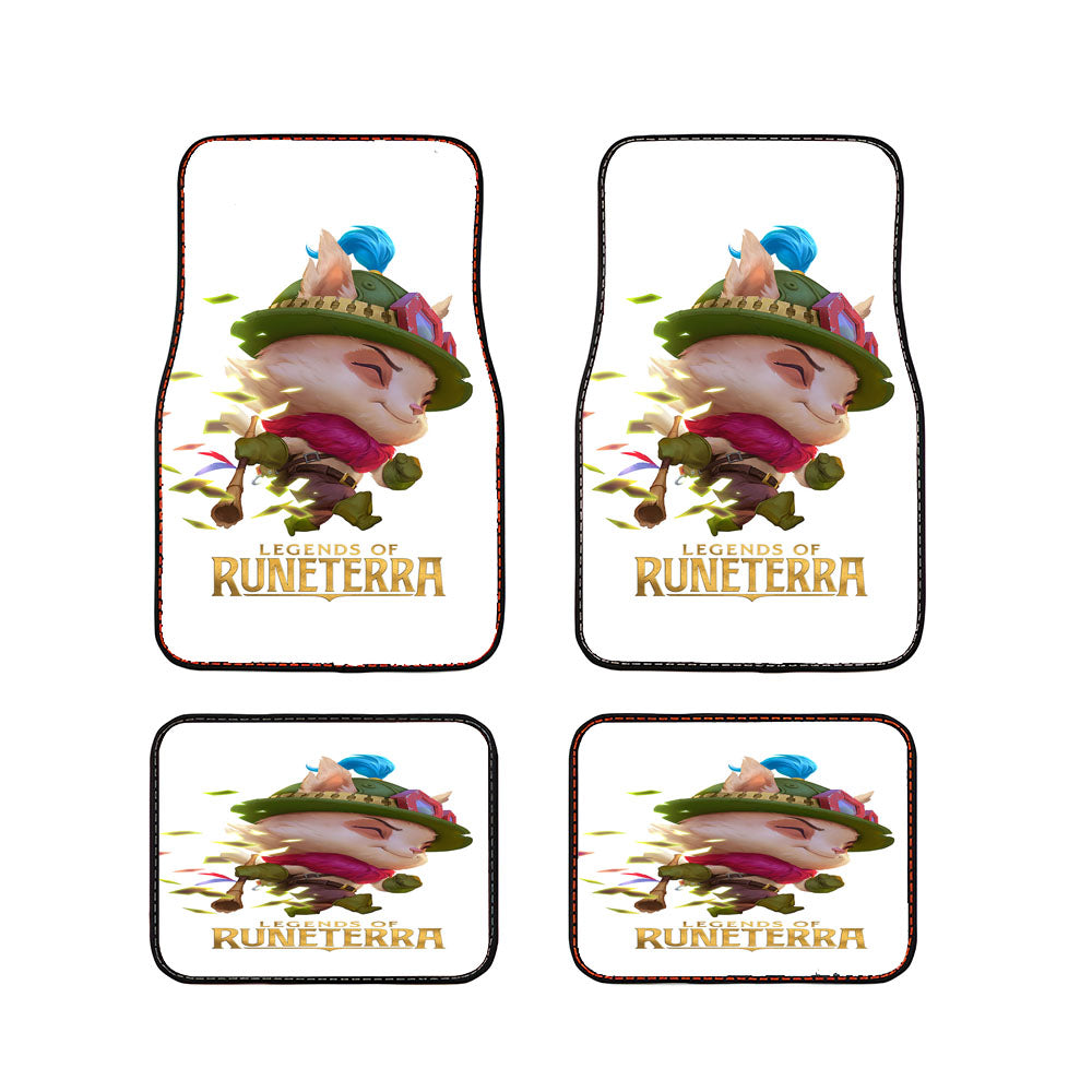 Teemo Lol Legends Of Runeterra Car Floor Mats Accessories