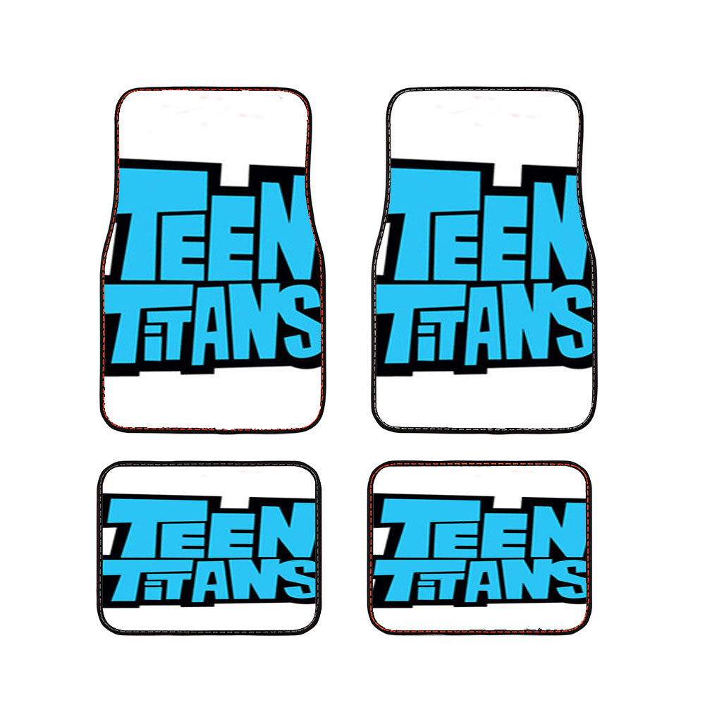 Teen Titans White Car Floor Mats Accessories