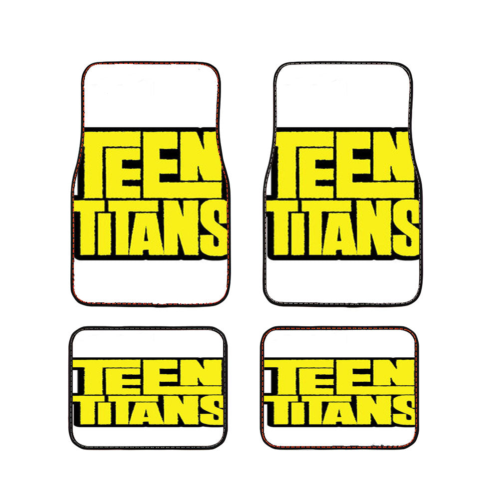Teen Titans Yellow Car Floor Mats Accessories