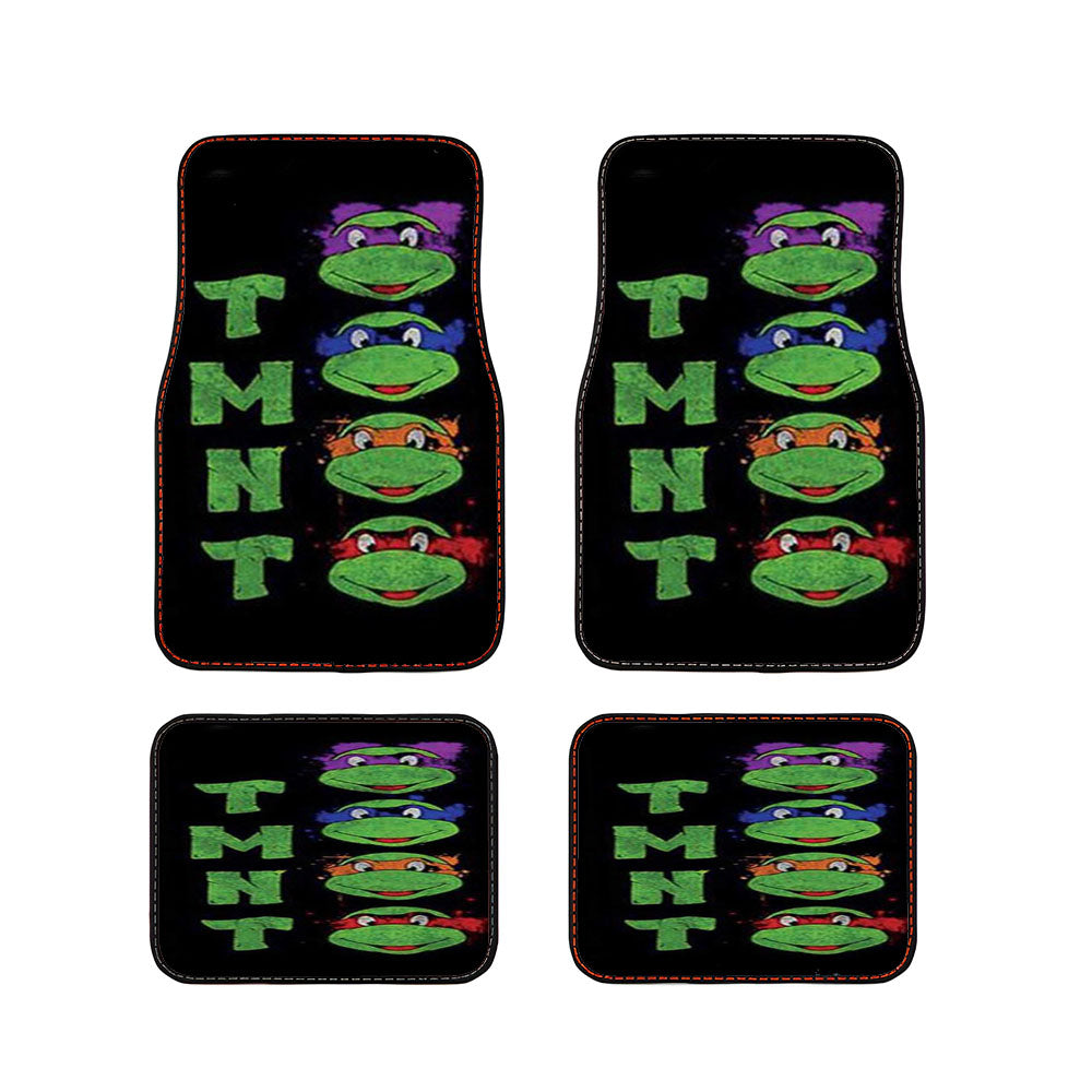 Teenage Mutant Ninja Turtles Heads In A Row Car Floor Mats Accessories