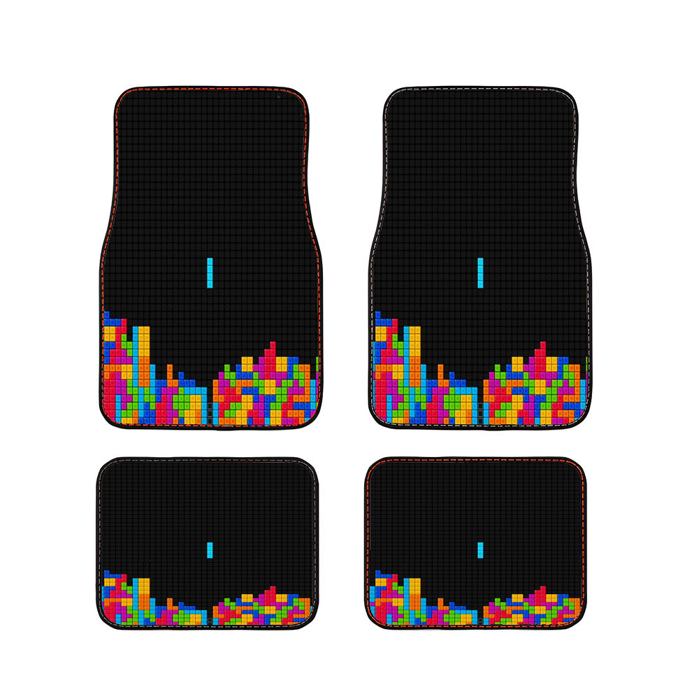 Tetris Video Games Minimalistic Car Floor Mats Accessories