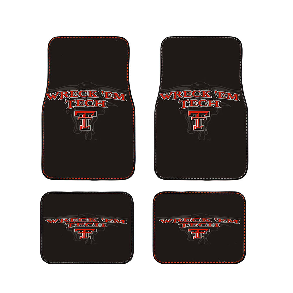 Texas Tech Red Raiders Logo Car Floor Mats Accessories
