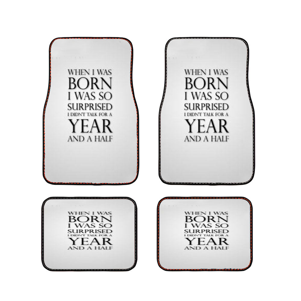 Text Quotes Typography Car Floor Mats Accessories