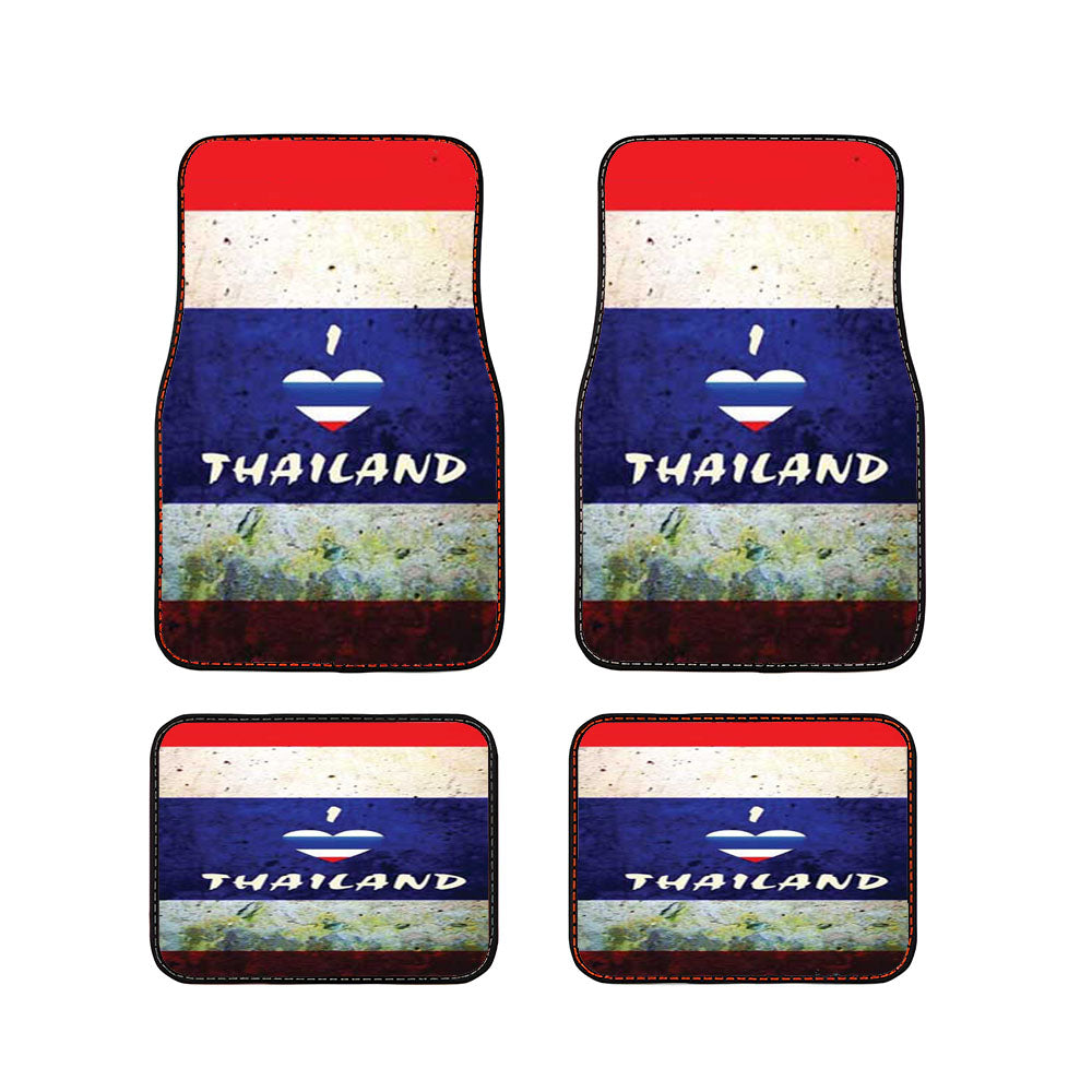Thailand I Heart Car Floor Mats Accessories