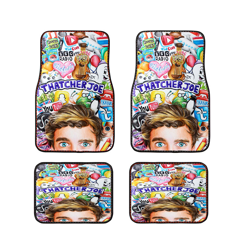 Thatcherjoe Qoute Art Car Floor Mats Accessories