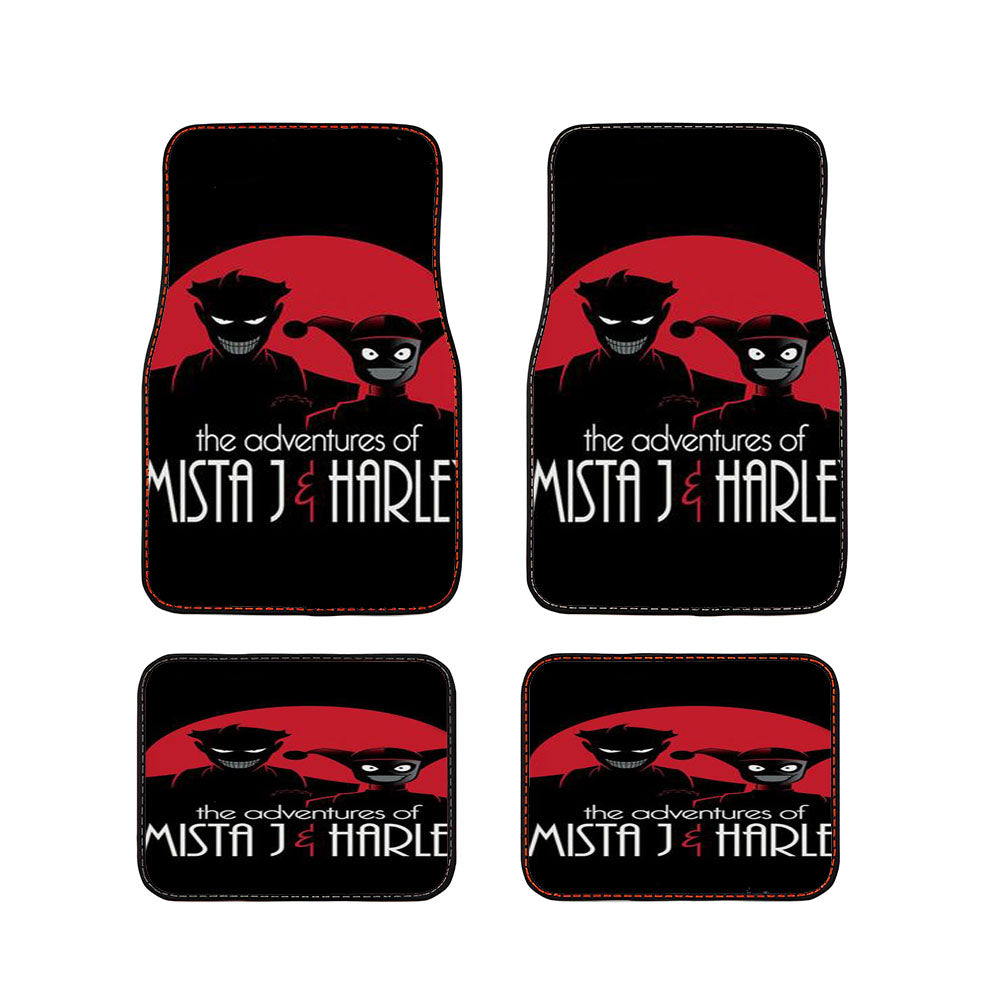 The Adventures Of Mista J And Harley Car Floor Mats Accessories