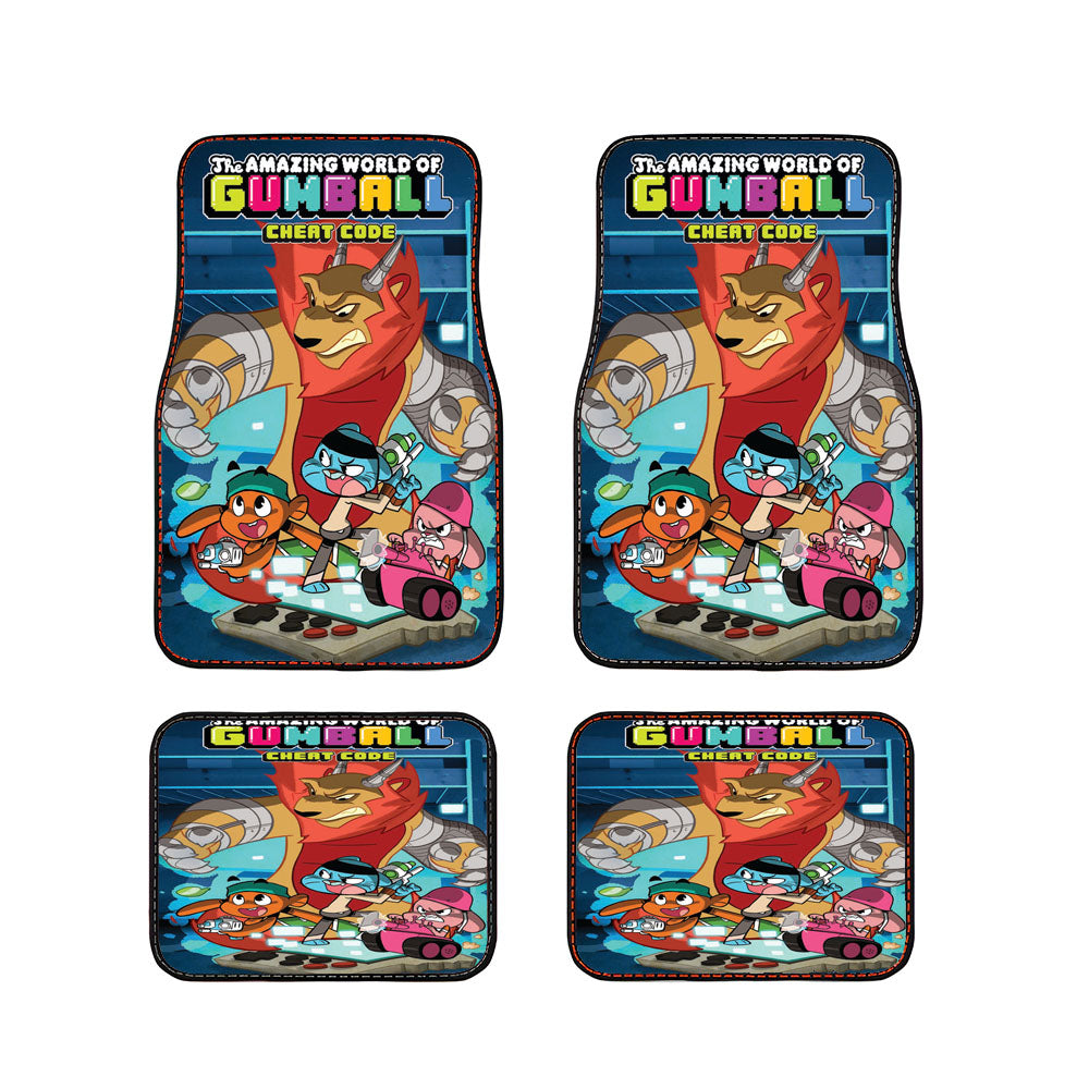 The Amazing World Of Gumball Car Floor Mats Accessories