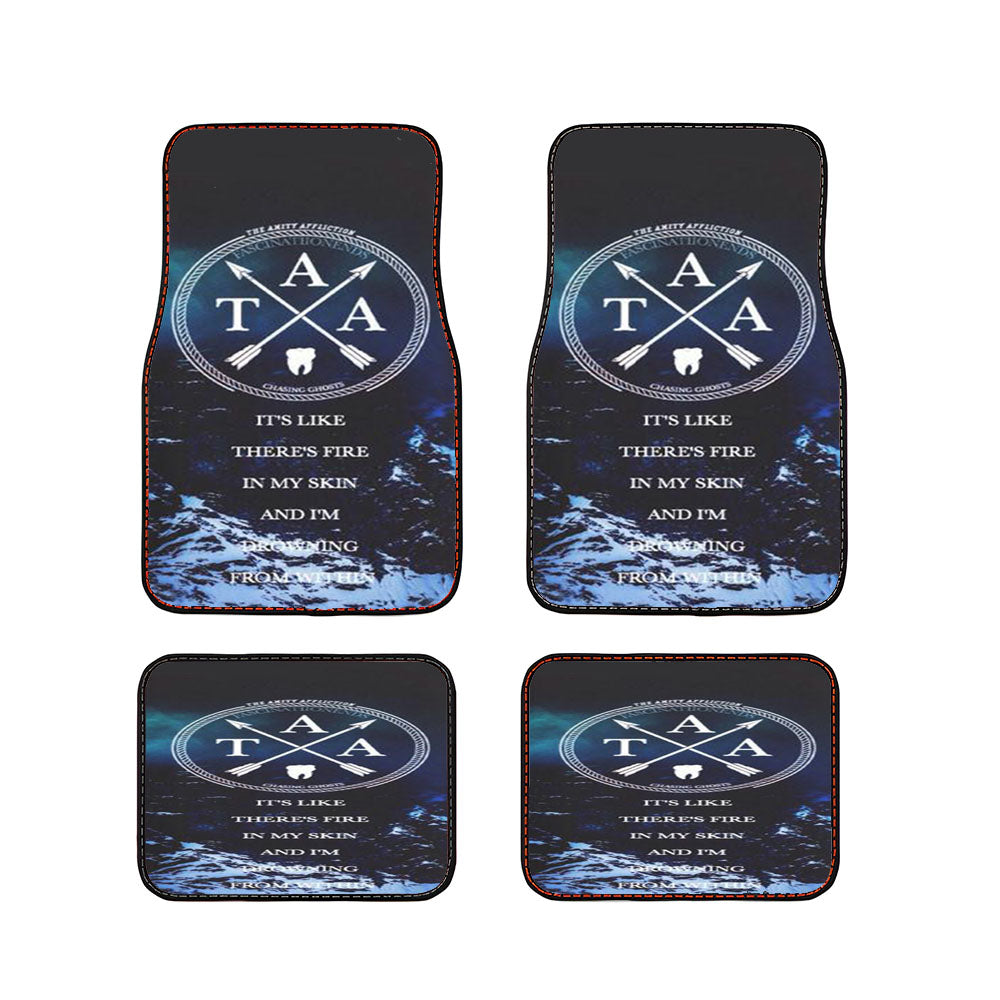 The Amity Affliction Pittsburgh Car Floor Mats Accessories