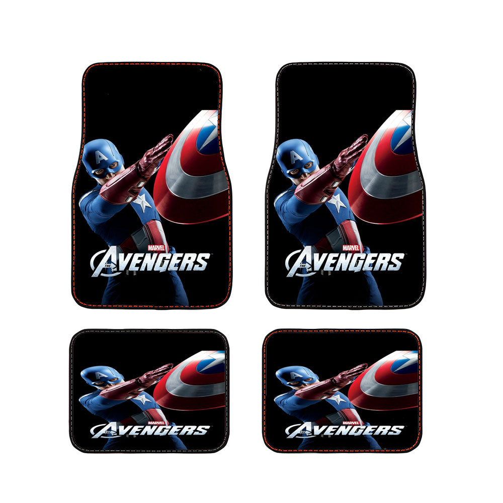 The Avengers - Captain America Car Floor Mats Accessories