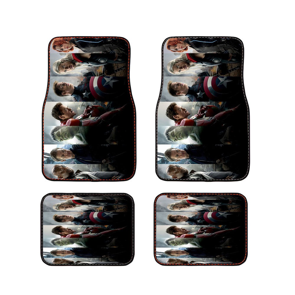 The Avengers Age Of Ultron Team- Car Floor Mats Accessories
