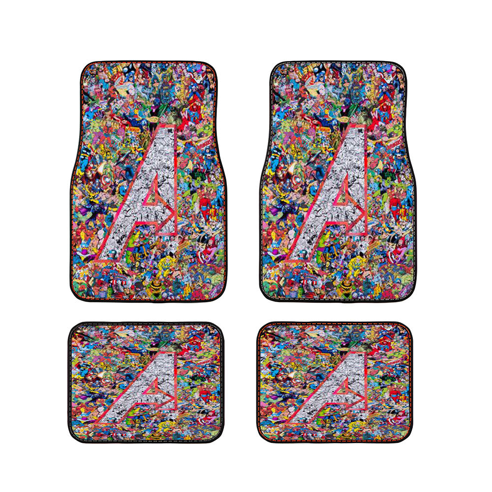 The Avengers Comic Car Floor Mats Accessories