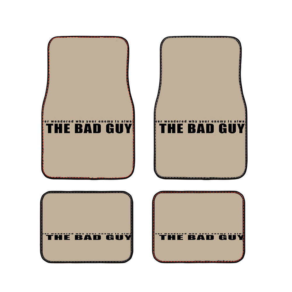 The Bad Guy Car Floor Mats Accessories