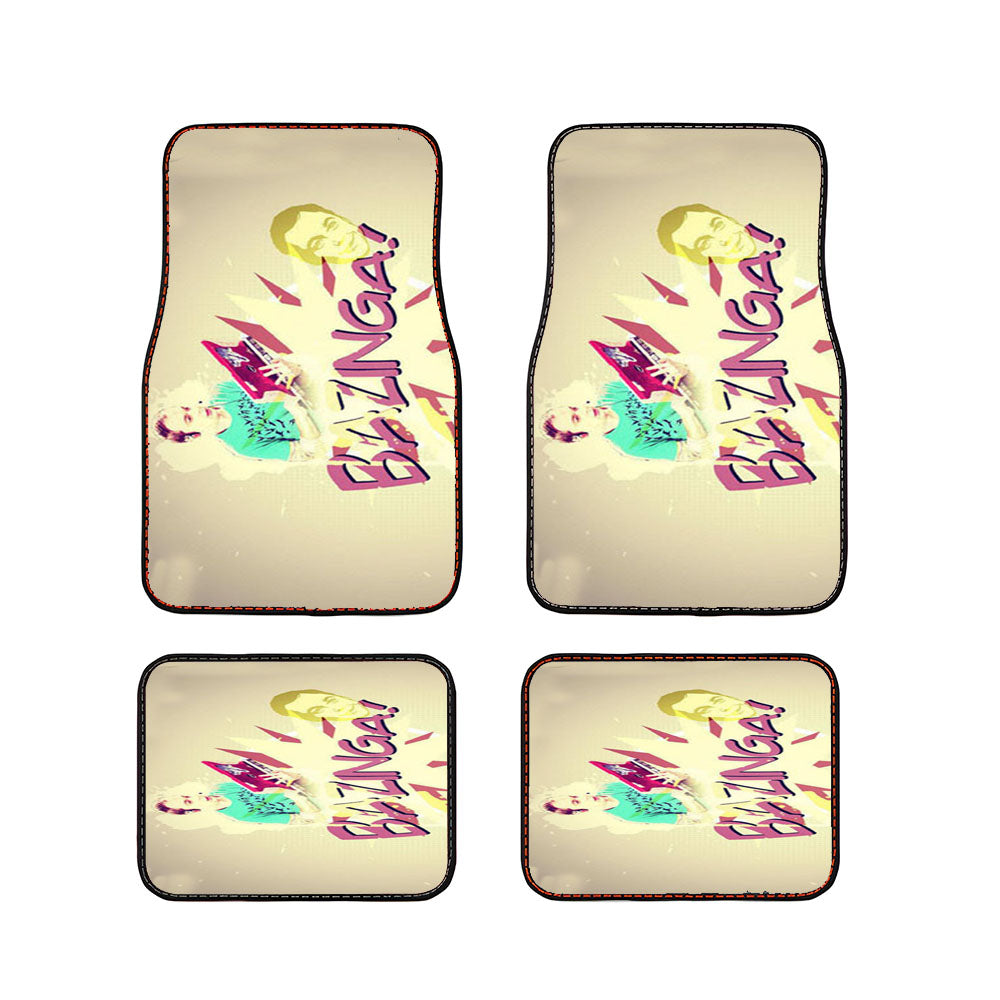 The Big Bang Theory Sheldon Bazinga Car Floor Mats Accessories