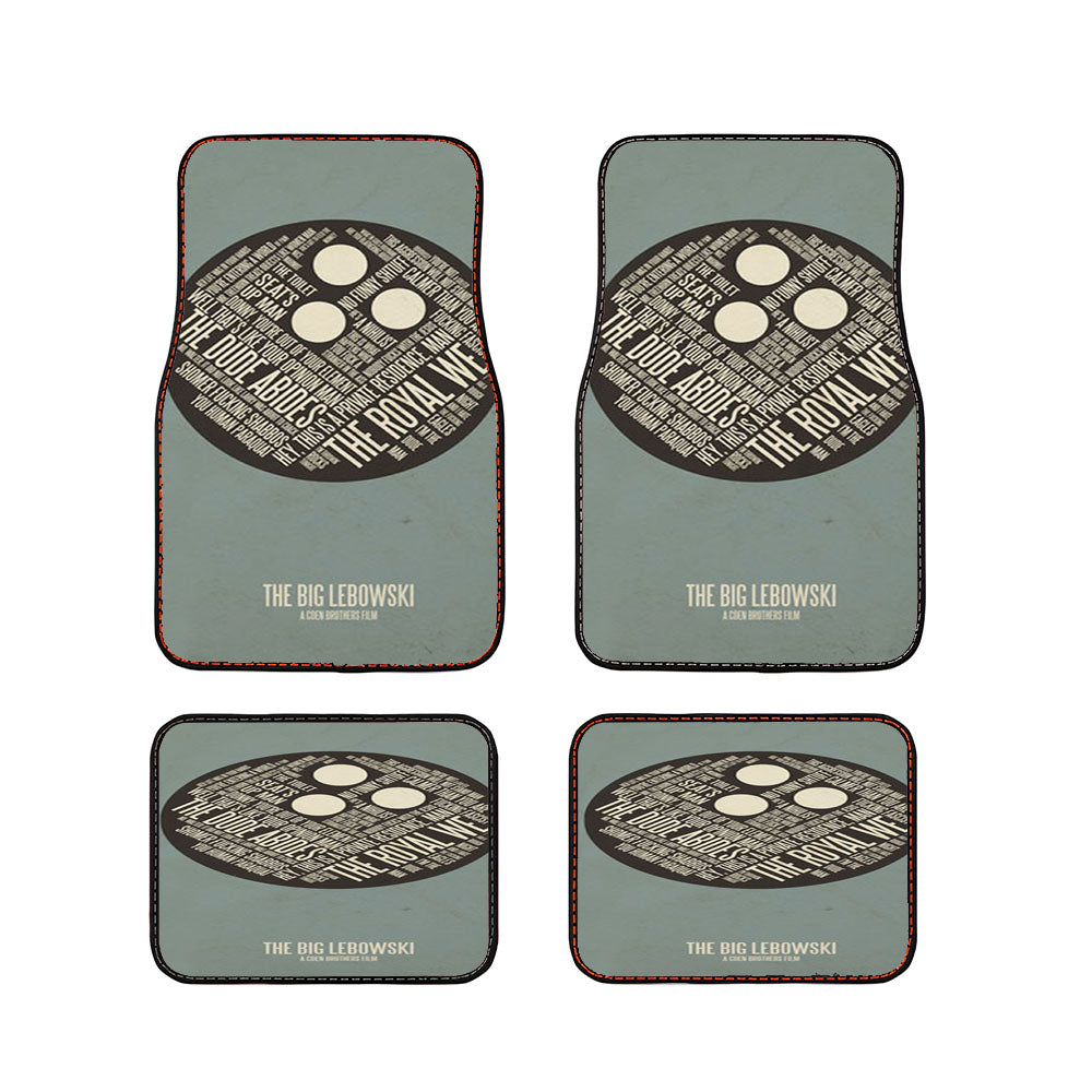 The Big Lebowski Circle Car Floor Mats Accessories