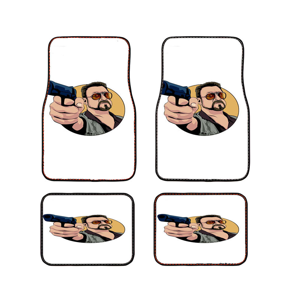 The Big Lebowski Gun Car Floor Mats Accessories