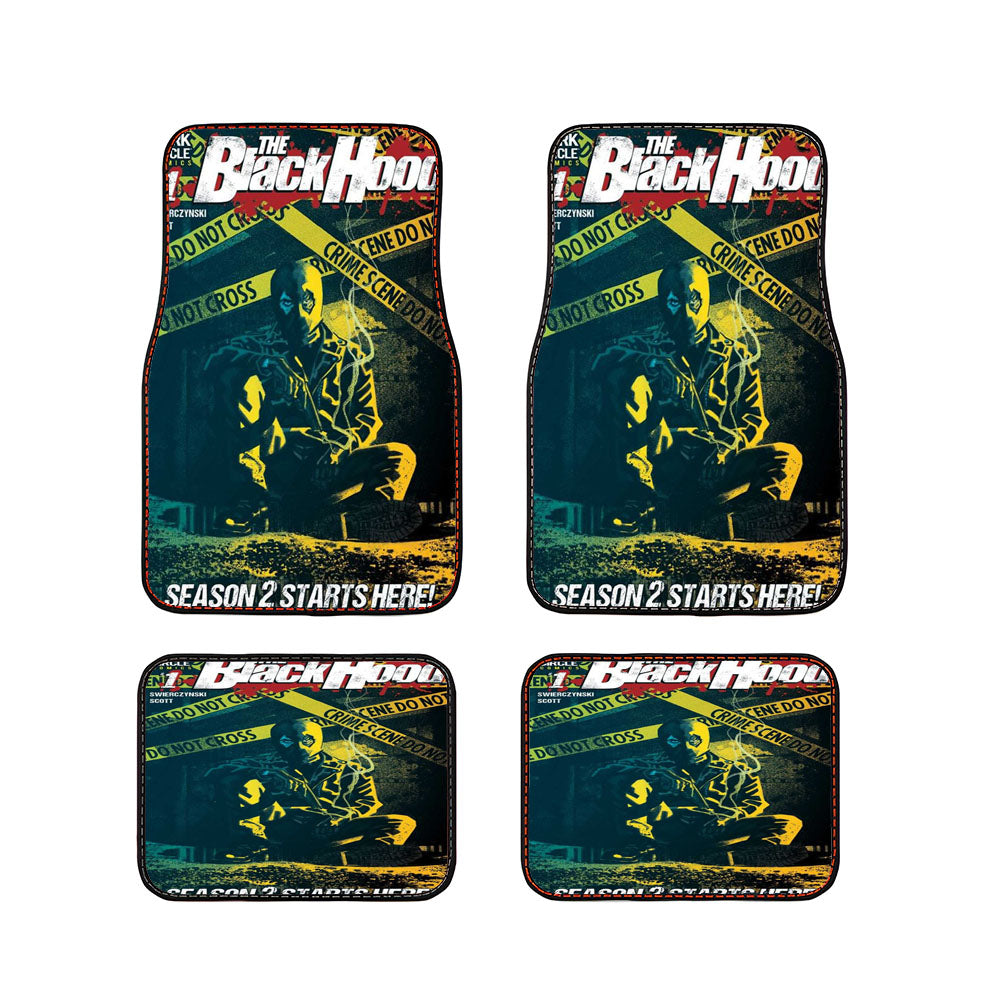 The Black Hood Out Today Car Floor Mats Accessories