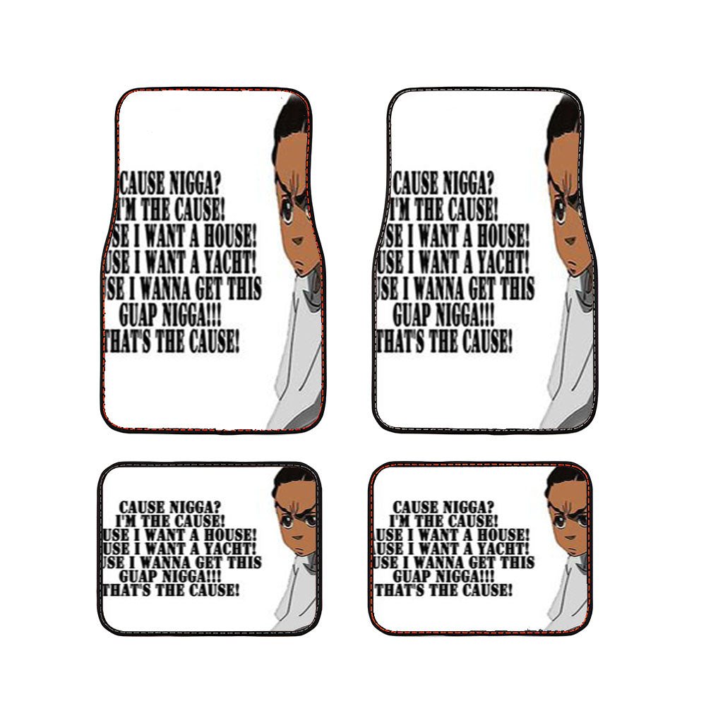 The Boondocks Quote Car Floor Mats Accessories