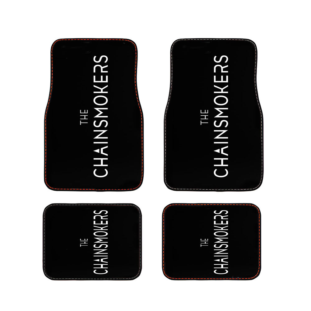 The Chainsmokers Logo Black Car Floor Mats Accessories