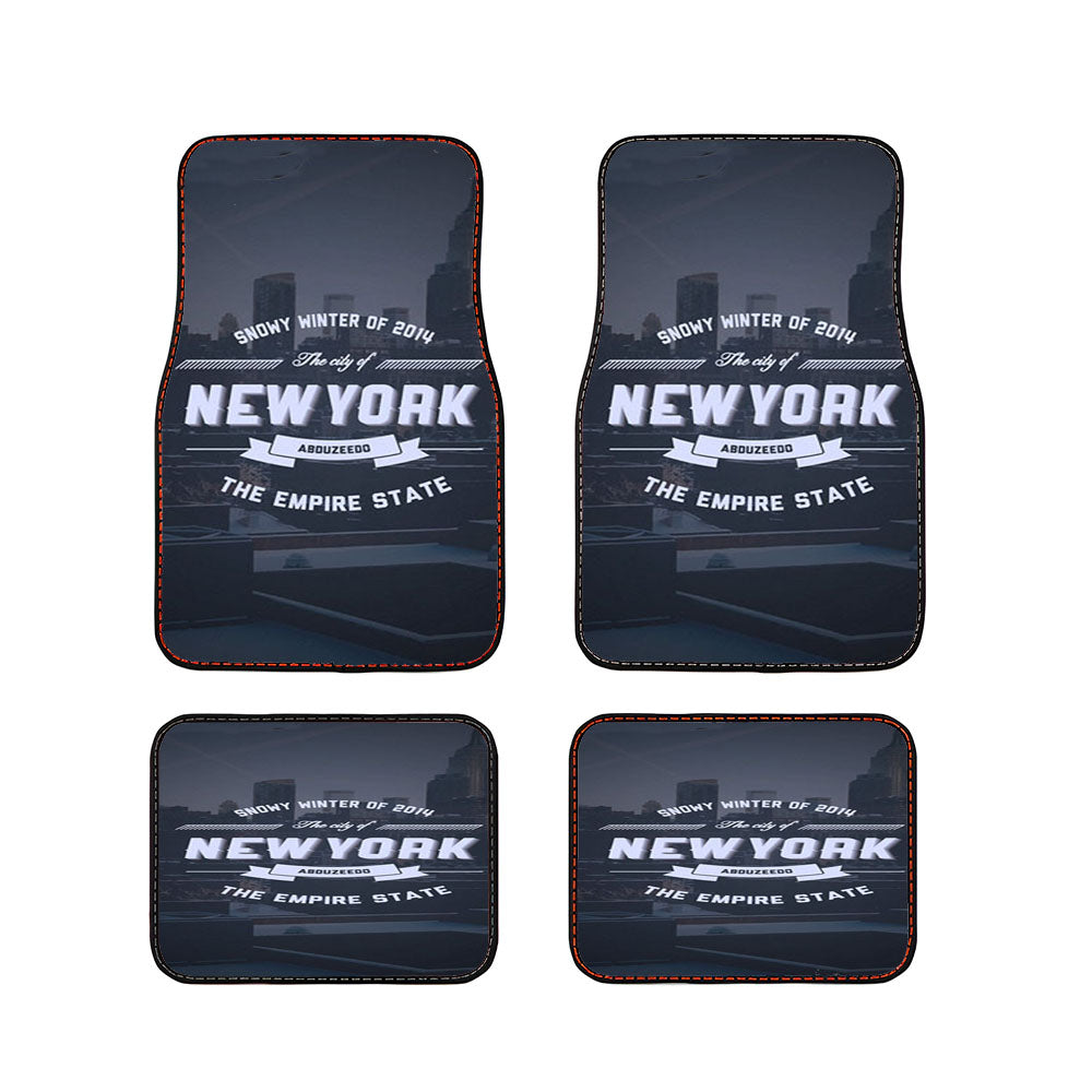 The City Of New York Car Floor Mats Accessories