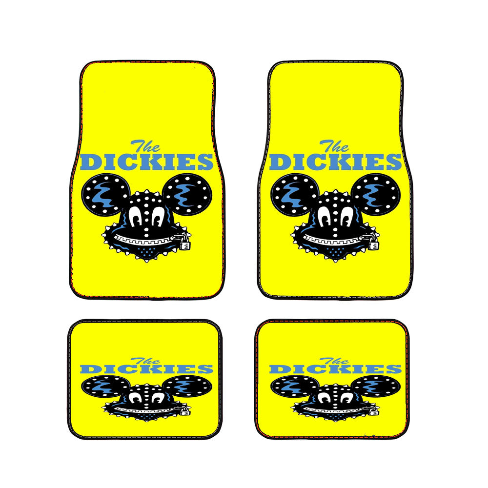 The Dickies Mickey Mouse Yellow Car Floor Mats Accessories