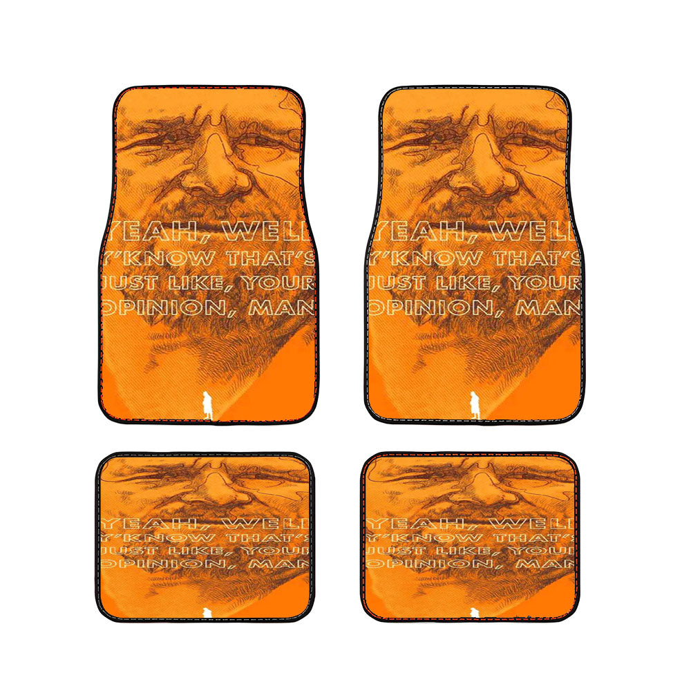 The Dude Quotes Car Floor Mats Accessories