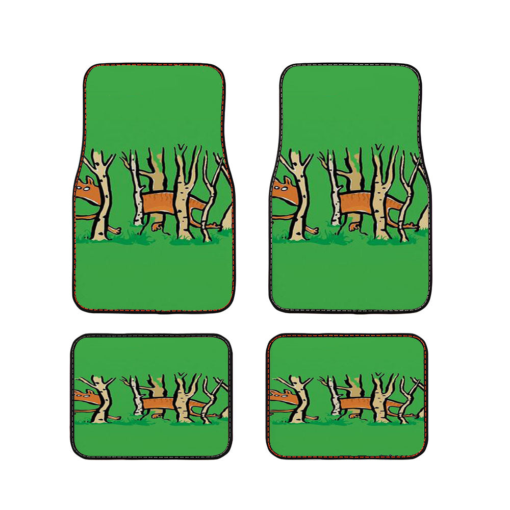 The Elusive Thylacine Car Floor Mats Accessories