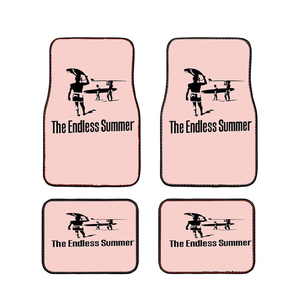 The Endless Summer Surfer Wave Ocean Beach Retro Cult 70S Car Floor Mats Accessories