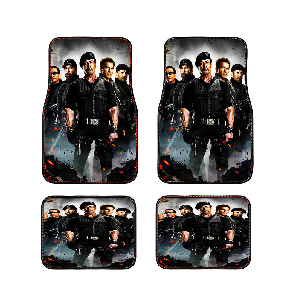 The Expendables Car Floor Mats Accessories